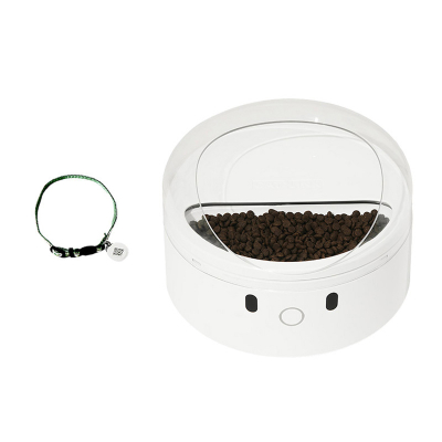 Ushqyes inteligjent për mace Catlink F03 Standard, RFID, bateri afatgjatë, i bardhë