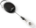 Rrotull mbajtëse ID Durable STYLE Snap Button, me karabinë, për karta identiteti, transparente
