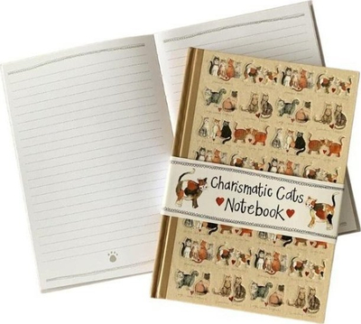 Fletore Rossi SHB02 Cat Love TW, A5, 126 faqe me vija, me kapak të fortë