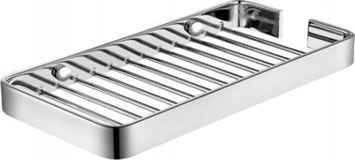 Shportë muri për banjo Stella Classic Basket 16 Wide Frame 16.041-B, metal, e zezë mat