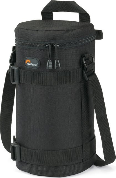 Kuti objektivi Lowepro Lens Case, 11 x 26 cm, që s’e ze uji, e zezë