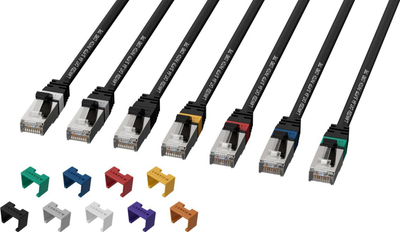 Kabllo rrjetit Lanview LV-SFTP6A25B, Cat6A, 25 m, e zezë