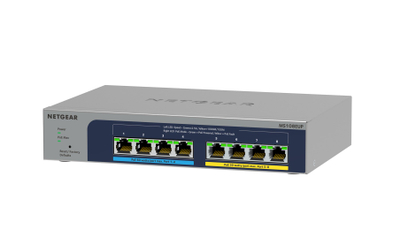 Switch NETGEAR MS108EUP, 8 porte 2.5G, PoE, gri