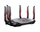Router MSI RadiX AXE6600 GRAXE66, Wi-Fi 6E tri band, 6600 Mbps, i zi me të kuqe