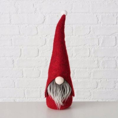 Figurë dekorative Boltze Home Gnome, 32 cm, poliester, shumëngjyrëshe