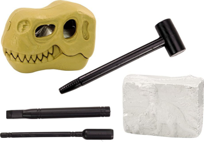 Set arkeologjik LEAN TOYS Archaeological Excavation Set Dinosaurs Fossils Skull, fosile dinozaurësh, për fëmijë