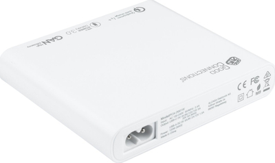 Karikues tavoline Good Connections USB Desktop 120W, 4 porta 2xUSB C 2xUSB A, QC4.0, i bardhë