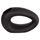 Dekor tavoline qeramike Ellipto 23x8x16Hcm (HM4645.02), zezë