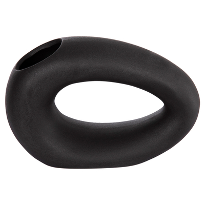 Dekor tavoline qeramike Ellipto 23x8x16Hcm (HM4645.02), zezë