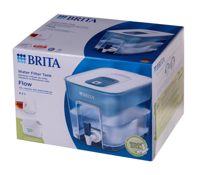 Shpërndarës uji Brita Flow, 8.2L, filtër MAXTRA+, i bardhë