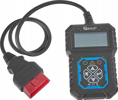 Skaner diagnostikues OBDII Geko T31, ekran LCD, shumëgjuhësh, i zi
