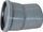 Kënd PVC për tub kanalizimi, 75mm, 15°, gri