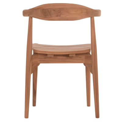 Karrige ngrënie për jashtë Donny HM6378, dru teak, natyrale