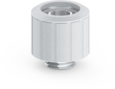 Lidhës kompresioni Bitspower Artemis CC3, për tuba 3/8" 5/8", Sandblast Silver