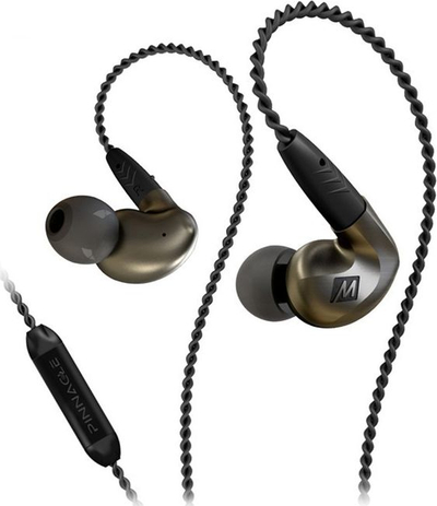Kufje in-ear MEE audio Pinnacle P1, 10 mm, kabllo që hiqet, gri metal