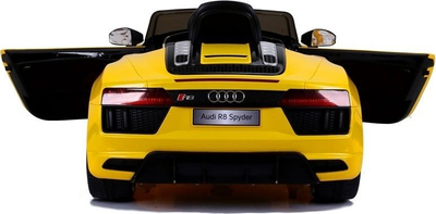 Makina me bateri Lean Cars Audi R8 JJ2198, me telekomandë, e verdhë