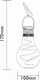 Drita kopshti Luxform 95420, set me 4 copë, LED me diell, transparente