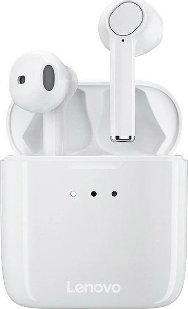 Kufje Lenovo QT83 TWS, Bluetooth 5.0, pa tela, të bardha