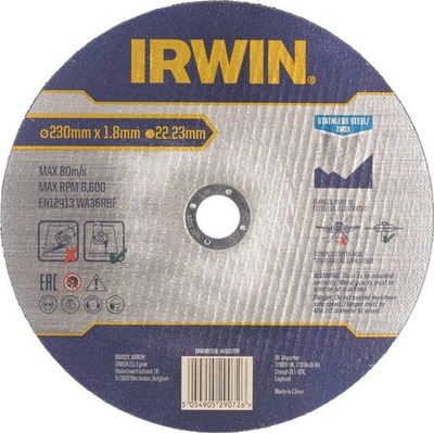 Disk prerës për metal Irwin, 230mm, 1.8mm, inoks