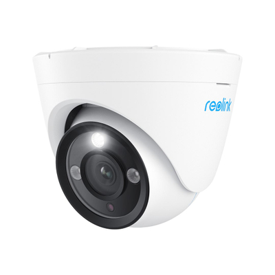 IP камера за сигурност Reolink P434, 4K UHD 8MP, PoE, бела
