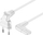 Кабел за струја Microconnect PE030750AAW, 5 m, CEE7/16 во C7, бел
