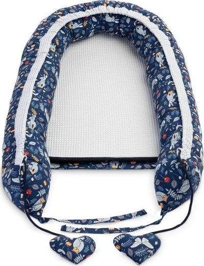 Fole bebe Sensillo Cocoon Waffle Animal Land, 80x45 cm, gri