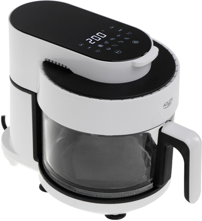 Fritezë ajri Adler AD 6316, 3L, 1200W, bardh e zi