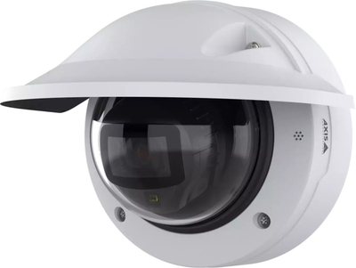 IP куполна сигурносна камера Аксис P3285-LVE, 2MP, инфрацрвена, бела