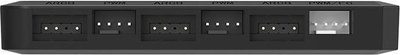 Контролер за вентилатори за компјутер Аиго APC1, ARGB PWM, со далечински управувач, црн