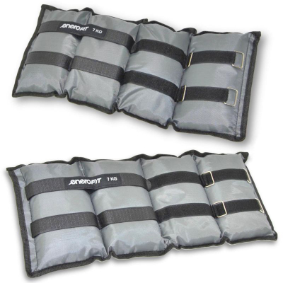 Pesha për kyç Enero Fit, set 2x7 kg 14 kg, gri