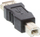Përshtatës USB Inline USB A - USB B, i zi 
