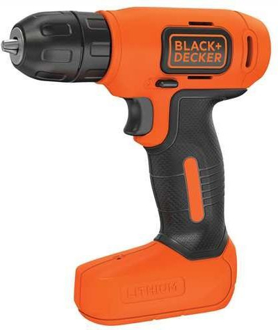 Turielë Black & Decker, 7.2 V, e zezë/portokalli