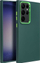 Mbulesë telefoni FRAME për Samsung Galaxy S23 Ultra, PU TPU, jeshile
