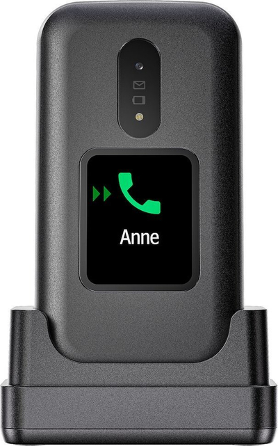 Telefoni i thjeshtë Doro 2880, 2.8", 4G, Micro SIM, i zi