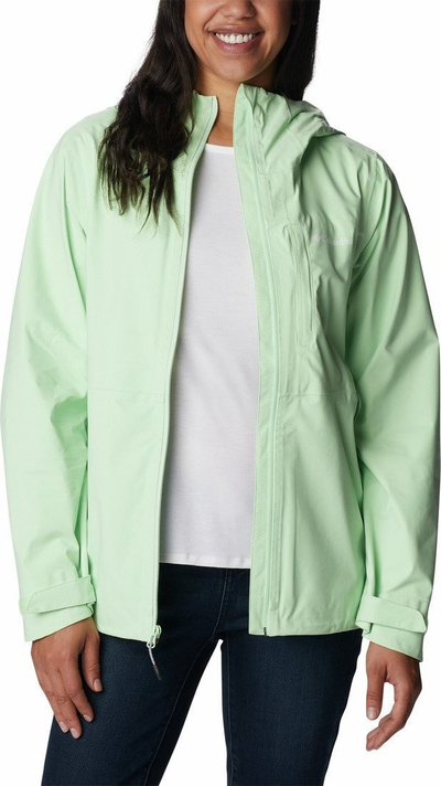 Xhaketë femrash Columbia Ampli-Dry Waterproof Shell 1938973372, najlon, rezistente ndaj ujit, e gjelbër