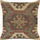 Jastëk dekorativ CUMBUM Jute Cushion, 45x45 cm, me figura gjeometrike, shumëngjyrësh