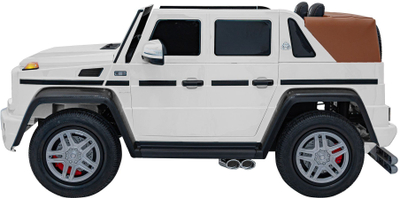 Makina elektrike për fëmijë Mercedes Benz Maybach G650, 2 vende, me telekomandë, e bardhë