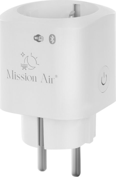 Prizë Inteligjente Mission Air Smart Plug, WiFi 16A, e bardhë