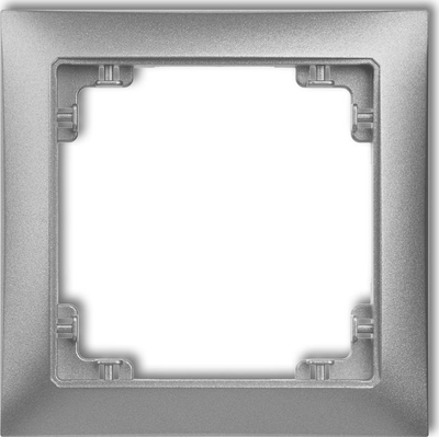 Kornizë elektrike Karlik Deco Soft 7DRSO-1, teke, plastike, silver metallic