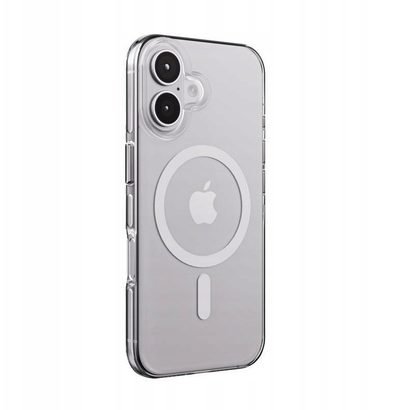 Këllëf telefoni Crong MagSafe Case, për iPhone 16, transparent