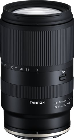 Objektiv Tamron 18-300mm Di III-A VC VXD, f/3.5-6.3, për Nikon Z, i zi