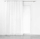 Perde dritareje Douceur d’Intérieur Haltona, efekt liri, 140x240cm, e bardhë