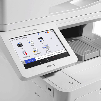 Printer multifunksional Brother, A4, 40 faqe/min, 600 x 600 DPI, i bardhë