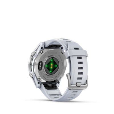 Ora e zgjuar Garmin Fenix 8 AMOLED 43mm, GPS, 1.3", e bardhë
