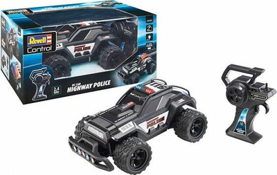 Makinë policie me telekomandë Revell Control Highway Police, 2.4 GHz, off road, e zezë