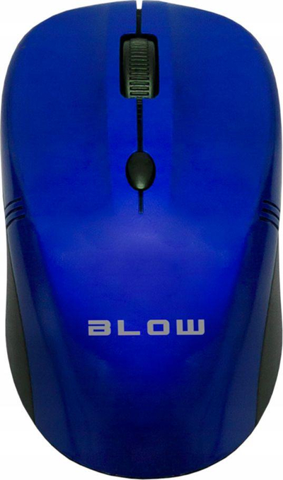 Maus Blow MP-10, wireless, USB, i zi dhe i kaltërt