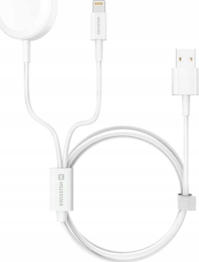 Кабел за полнење Swissten USB C, 1.2m, Power Delivery, бел