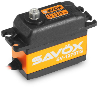 Servo dixhitale Savox, SV-1270TG, 40.3 x 20.2 x 37.2 mm