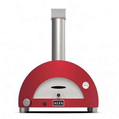 Furra për pizza Alfa Forni Moderno 1 Pizza, me gaz, Antique Red