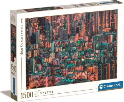 Puzzle Clementoni CLE The Hive HongKong, 1500 copa, 59.2 x 84.3 cm, shumëngjyrësh